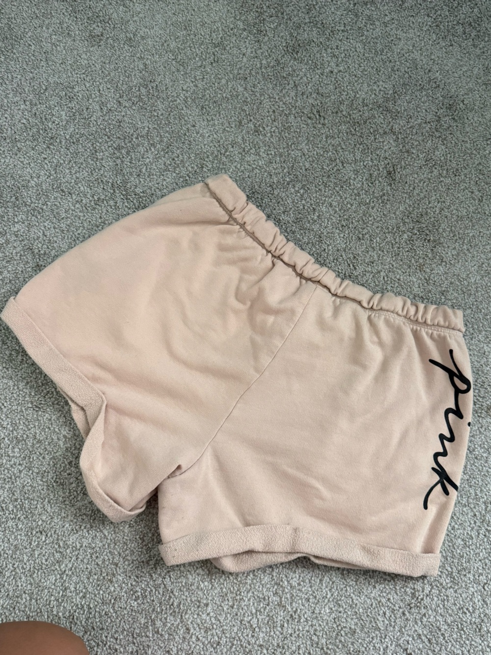 PINK Victoria's Secret Light Blush Elastic-Waist Lounge Shorts